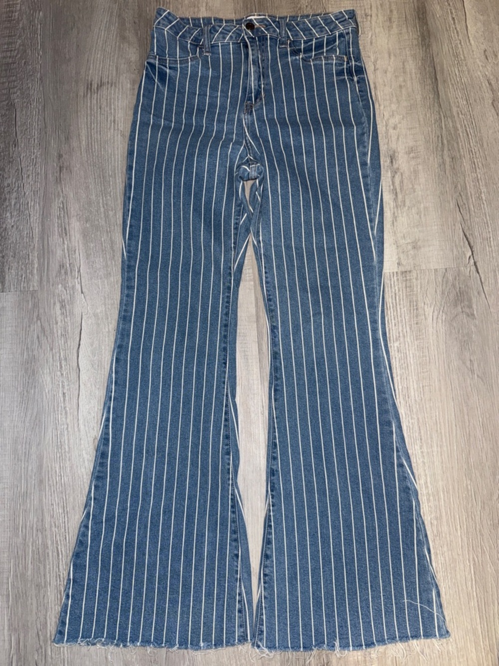 Cello Bell-Bottom Stripe Jean